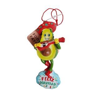 Ornament - Feliz Navidad Avocado - 4"